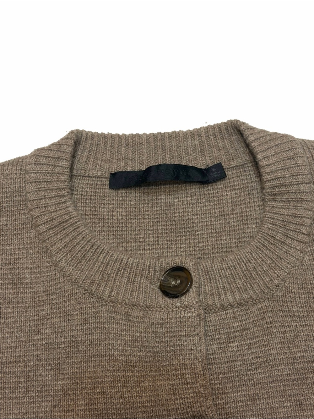 S / Jenni Kayne Cooper Cardigan - Taupe - Picture 4 of 5